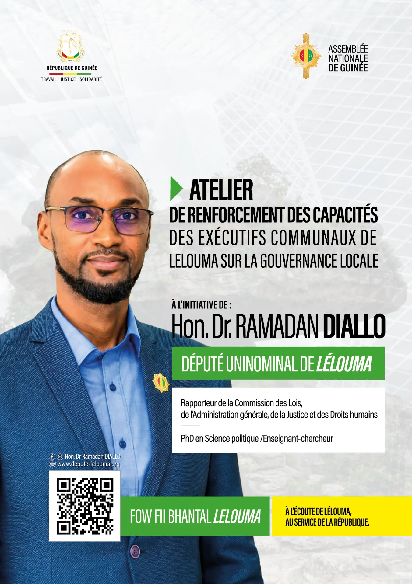 Affiche de l'atelier